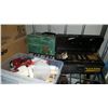 Image 1 : 2 TACKLE BOXES AND TOTE OF FISHING FLOATS AND GEAR