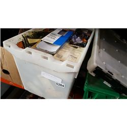 2 TOTES OF NEW HOME REPAIR ITEMS
