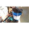 Image 1 : HYDRAULIC PUMP BUCKET, HILTI GUN AND MAKITA RECIPROCATING SAW