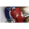 Image 1 : THREE CANUCKS COLORED JERSEYS PHOENIX JERSEY AND OTHER
