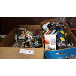 TWO BOXES OF CELL PHONEACCESSORIES