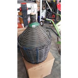 WINE CARBOY IN COVER