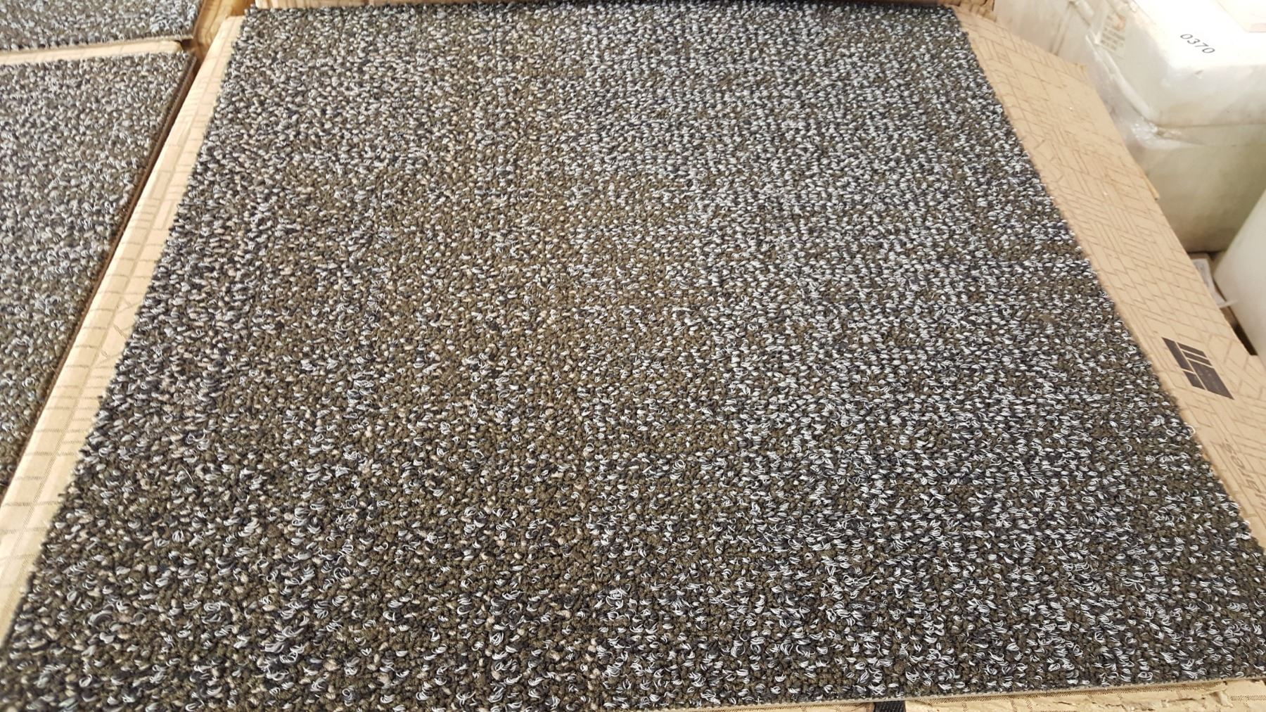 Box Of New 2x2 Ft High Traffic Carpet Tiles Box Of New 2x2 Ft High Traffic Carpet Tiles