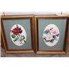 Image 1 : 2 TOLE FLOWER SHADOWBOXES