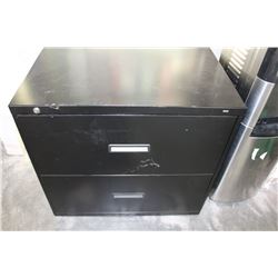 2 DRAWER METAL FILING CABINET