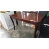 Image 1 : ROLLING SOLID WOOD CHERRY FINSH 1 DRAWER DESK