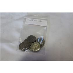 15 CANADIAN SILVER DOLLARS