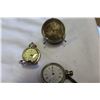 Image 4 : NEW HAVEN CLOCK 1904, ELGIN NATL WATCH CO, AND CHURCHILL POCKET WATCH
