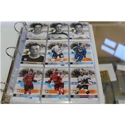 BINDER OF 2009 HOCKEY CARDS