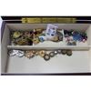 Image 3 : JEWELRY BOX WITH CONTENTS