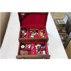 JEWELRY BOX WITH CONTENTS
