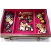 Image 2 : JEWELRY BOX WITH CONTENTS