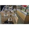 Image 1 : MID-CENTURY MODERN BRASS AND CRYSTAL SCALE