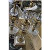 Image 2 : MID-CENTURY MODERN BRASS AND CRYSTAL SCALE