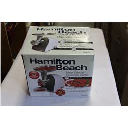 HAMILTON BEACH MEAT GRINDER