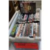 Image 1 : TOTE OF DVDS AND VIDEO GAMES