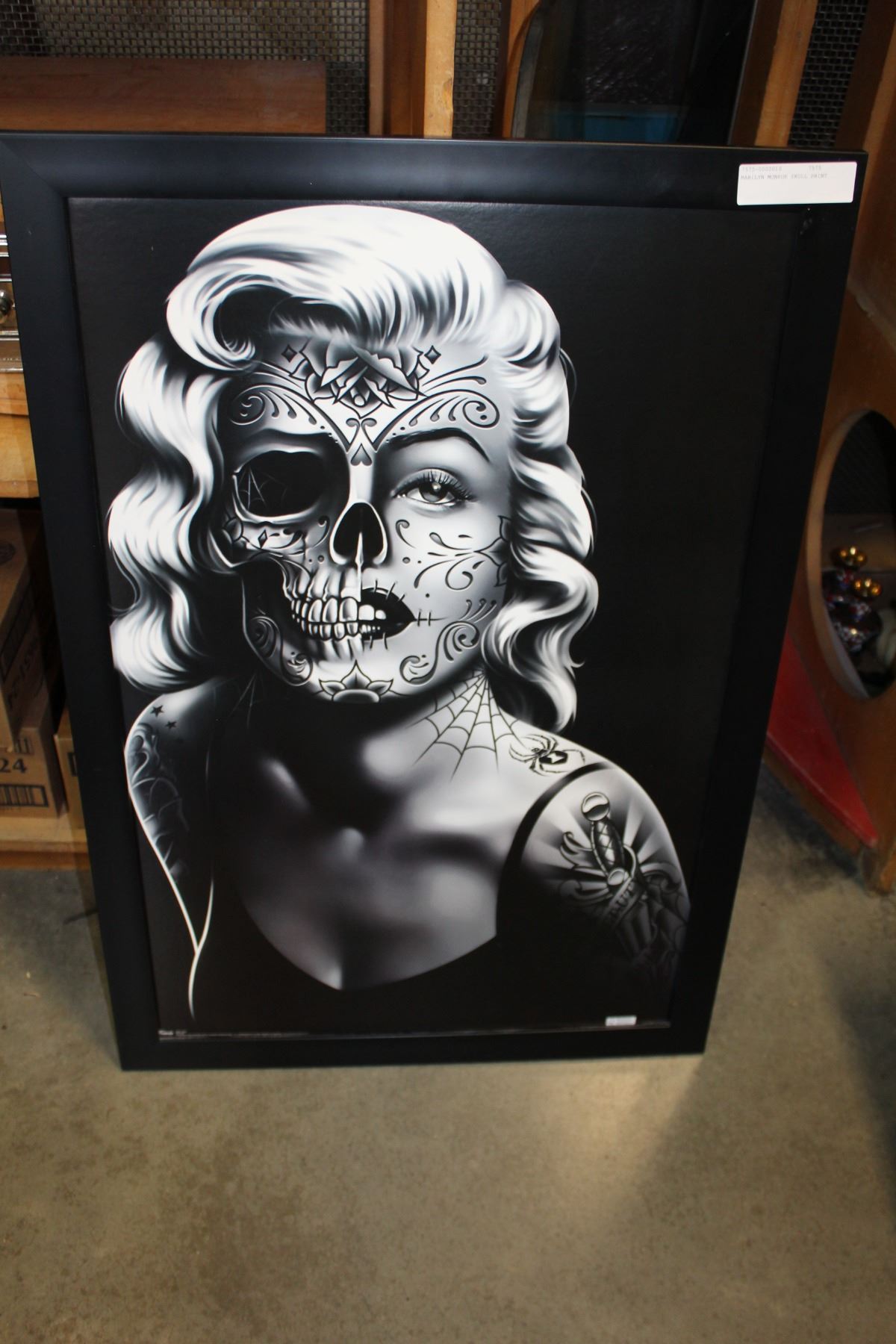 MARILYN MONROE SKULL PRINT