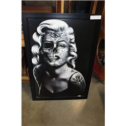 MARILYN MONROE SKULL PRINT