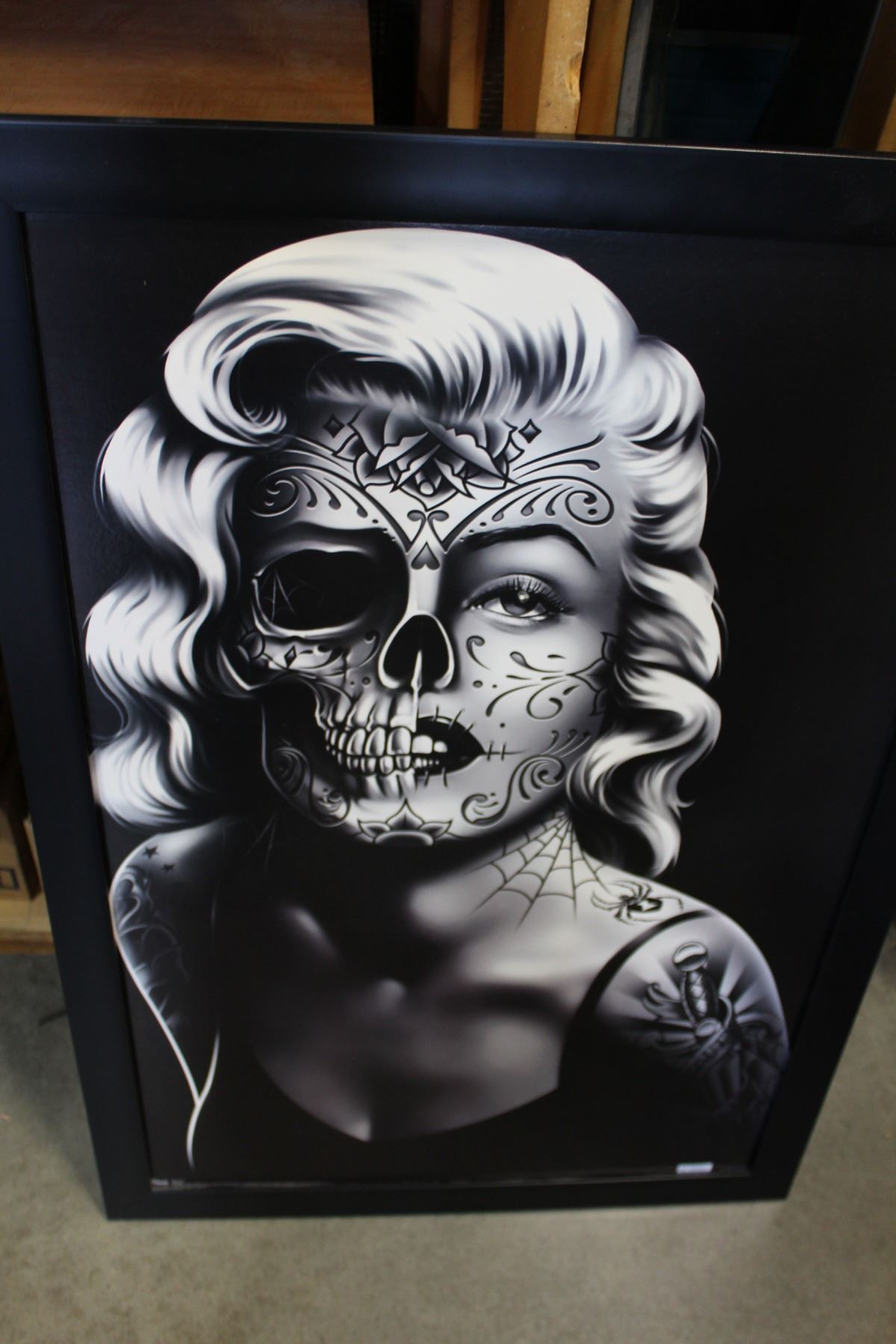 MARILYN MONROE SKULL PRINT
