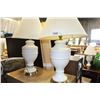 Image 1 : PAIR OF MODERN TABLE LAMPS WITH SHADE