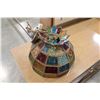 Image 3 : COLOURED GLASS PENDANT LIGHT