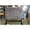 Image 3 : QUEEN SIZE BEDFRAME W/ GREY FABRIC HEADBOARD