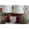 Image 1 : PAIR OF MODERN TABLE LAMPS WITH SHADE
