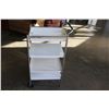 Image 1 : 4 TIER WHITE AND METAL CART