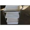 Image 2 : 4 TIER WHITE AND METAL CART