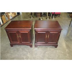 TWO 2 DOOR ENDTABLES