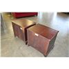 Image 2 : TWO 2 DOOR ENDTABLES