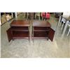 Image 3 : TWO 2 DOOR ENDTABLES