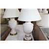 Image 2 : PAIR OF MODERN TABLE LAMPS WITH SHADE