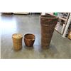Image 1 : LOT OF 3 LARGE BASKETS