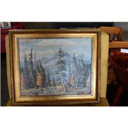 NEAR BLUE RIVER ACRYLIC PAINTING BY OTTO JEGODTKA