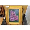 Image 1 : PHYLLIS KARROL OIL ON CANVAS FLOWER PAINTING