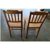 Image 2 : 2 PINE DINING CHAIRS