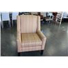 Image 1 : STRIPED ACCENT CHAIR