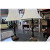 Image 1 : PAIR OF MODERN TABLE LAMPS WITH SHADE