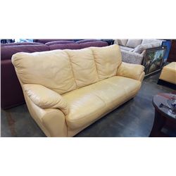 BEIGE SOFA, VISIBLE WEAR