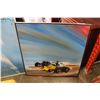 Image 2 : SKI PRINT AND RACECAR PAINTING