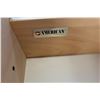 Image 2 : SOLID WOOD 3 DRAWER CHERRY FINISH CHEST OF DRAWERS