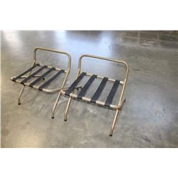 2 FOLDING LUGGAGE RACKS