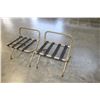 Image 1 : 2 FOLDING LUGGAGE RACKS