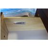 Image 3 : SOLID WOOD 3 DRAWER CHERRY FINISH CHEST OF DRAWERS