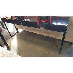 BLACK MODERN SOFA TABLE
