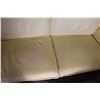 Image 2 : BEIGE LEATHER SOFA, VISBLE WEAR