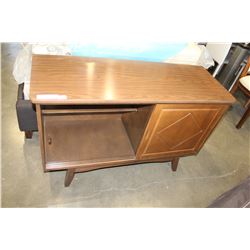 MID CENTURY SLIDING DOOR CABINET