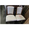 Image 1 : NEW PAIR OF ASHLEY CONTEMPORARY UPHOLSTERED SIDE CHAIRS RETAIL $249 EACH