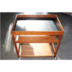 TEAK TEA TROLLY